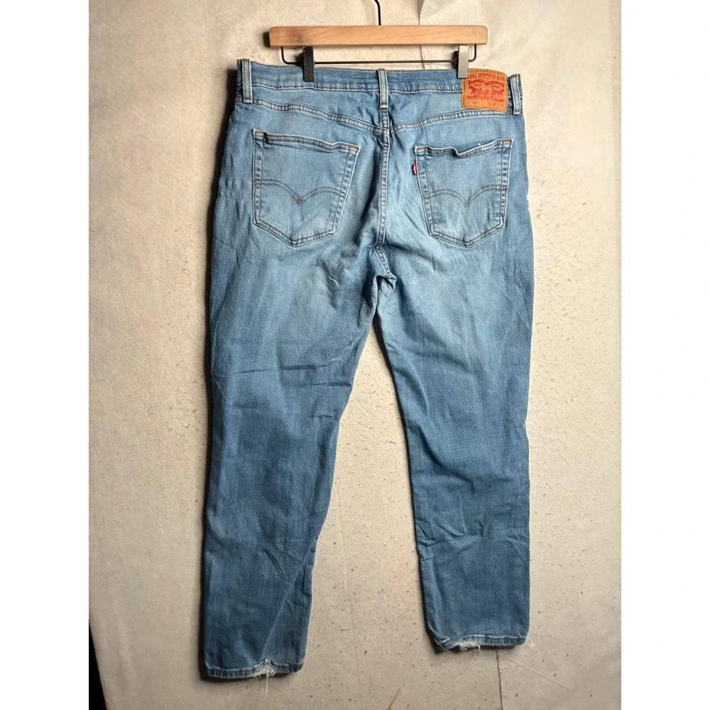 Levis 541 Athletic Taper Mens Blue Stretch Denim Jeans W36 L32 Medium Wash
